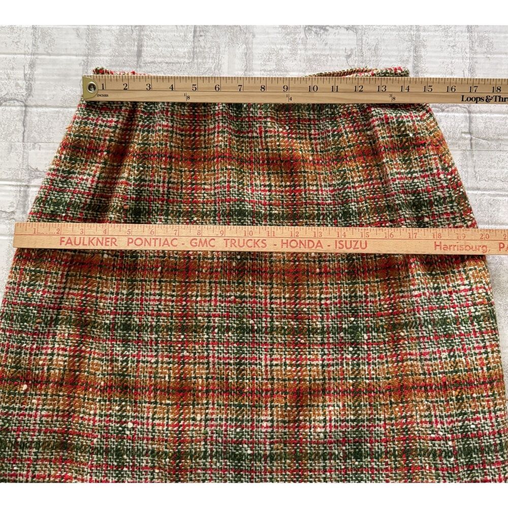VTG Pendleton Virgin Wool Plaid 3 Piece Suit Blazer Skirt Trousers Old Money 18 - Picture 10 of 16